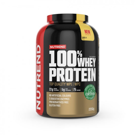 NUTREND 100% WHEY PROTEIN, 2250g, VANILA